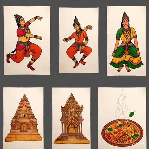 Handmade Drawings — Set of 3